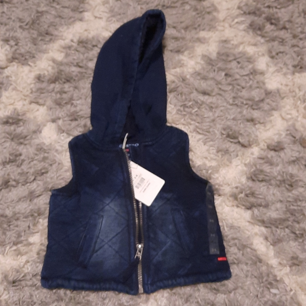 BNWT infant Denim and Cotton vest